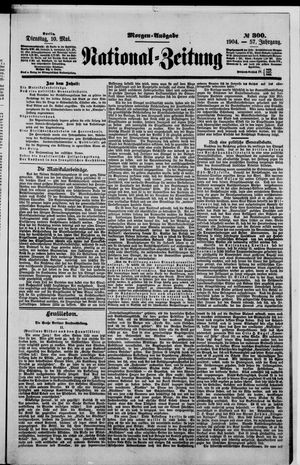 Nationalzeitung vom 10.05.1904