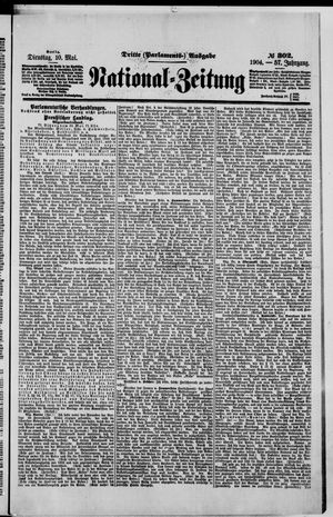 Nationalzeitung vom 10.05.1904