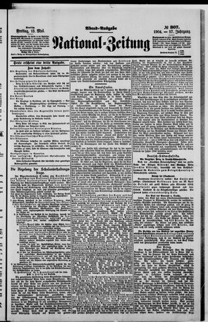 Nationalzeitung vom 13.05.1904