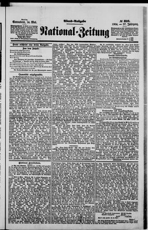Nationalzeitung vom 14.05.1904