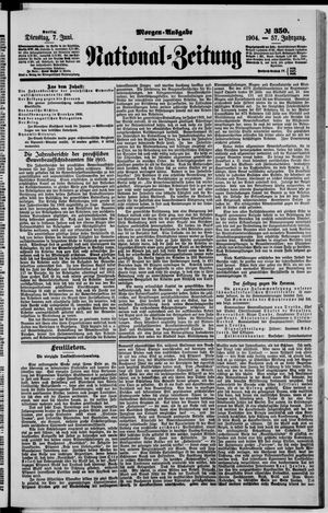 Nationalzeitung vom 07.06.1904