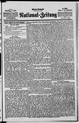 Nationalzeitung vom 07.06.1904