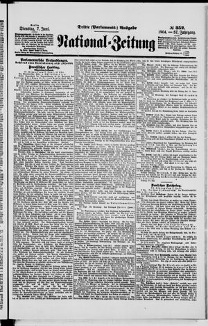 Nationalzeitung vom 07.06.1904