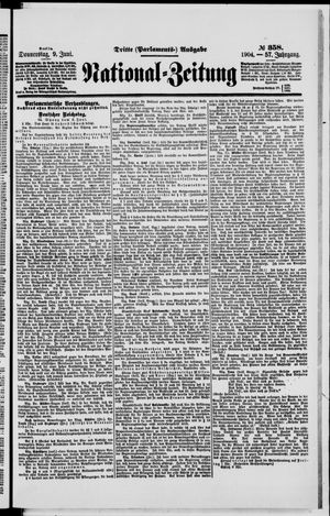 Nationalzeitung vom 09.06.1904