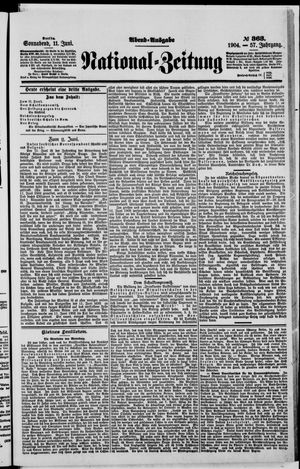 National-Zeitung vom 11.06.1904