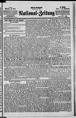 Nationalzeitung vom 13.06.1904