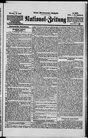 Nationalzeitung vom 13.06.1904
