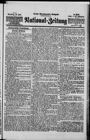 Nationalzeitung vom 14.06.1904