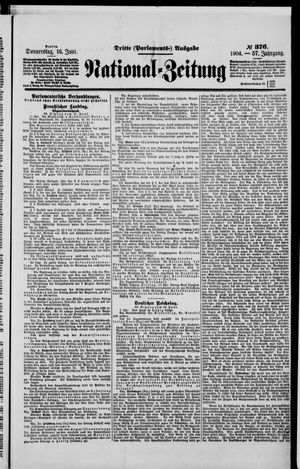 Nationalzeitung vom 16.06.1904