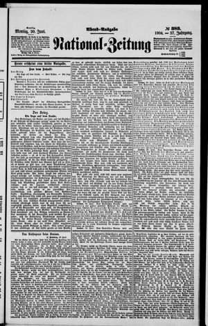 Nationalzeitung vom 20.06.1904