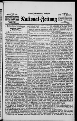 Nationalzeitung vom 20.06.1904