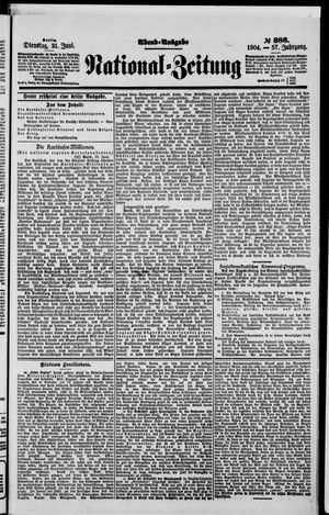 National-Zeitung vom 21.06.1904