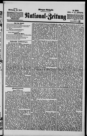 National-Zeitung vom 22.06.1904