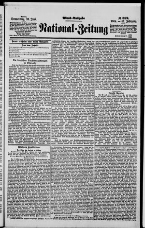 Nationalzeitung vom 23.06.1904