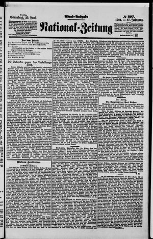 Nationalzeitung vom 25.06.1904