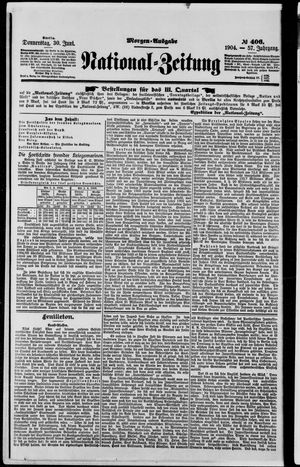 Nationalzeitung vom 30.06.1904