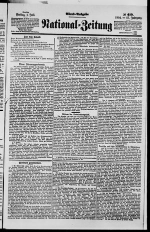Nationalzeitung vom 01.07.1904