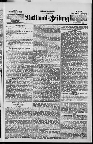 National-Zeitung vom 06.07.1904