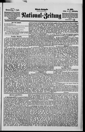 National-Zeitung vom 07.07.1904