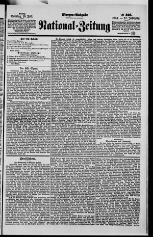 Nationalzeitung vom 10.07.1904