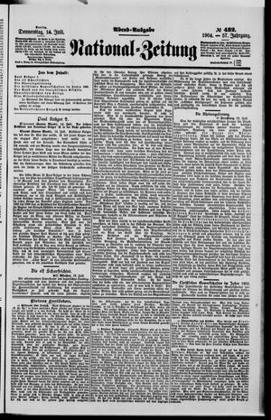 National-Zeitung on Jul 14, 1904