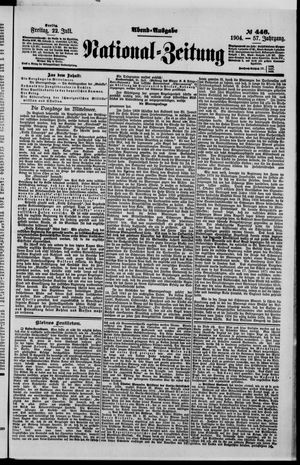 National-Zeitung vom 22.07.1904