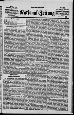 Nationalzeitung vom 26.07.1904