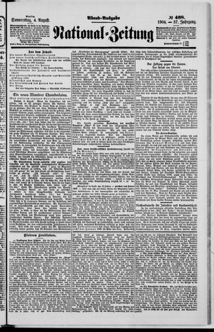 National-Zeitung vom 04.08.1904