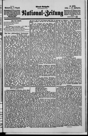Nationalzeitung vom 06.08.1904
