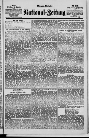 Nationalzeitung vom 12.08.1904