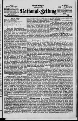 Nationalzeitung vom 12.08.1904