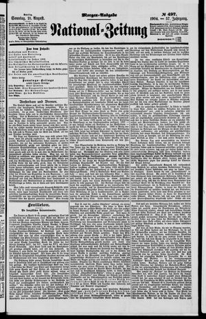 Nationalzeitung vom 21.08.1904