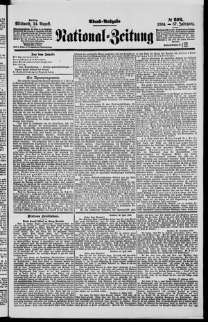 National-Zeitung vom 24.08.1904