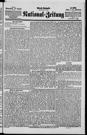 National-Zeitung vom 27.08.1904