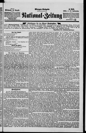 National-Zeitung vom 31.08.1904