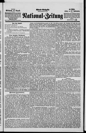 National-Zeitung vom 31.08.1904