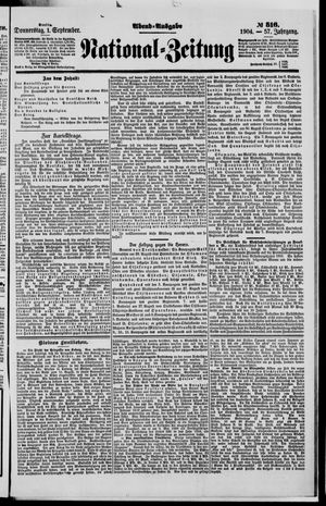 National-Zeitung on Sep 1, 1904