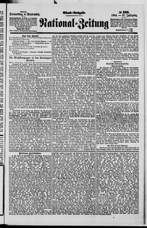 Nationalzeitung vom 08.09.1904