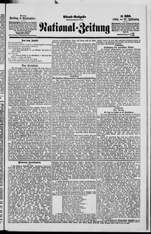 Nationalzeitung vom 09.09.1904