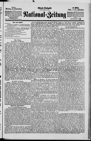 Nationalzeitung vom 12.09.1904