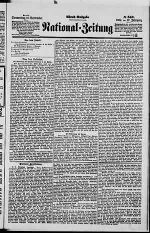 National-Zeitung vom 15.09.1904