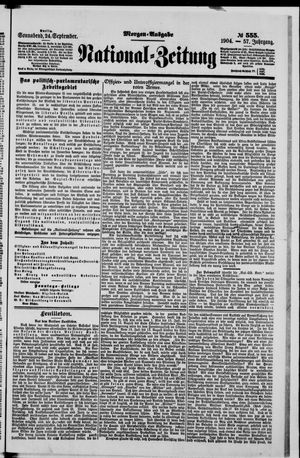 National-Zeitung vom 24.09.1904