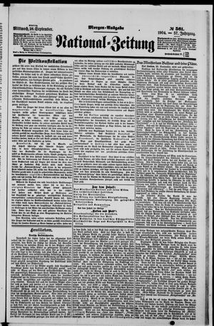Nationalzeitung vom 28.09.1904