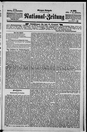 National-Zeitung vom 30.09.1904