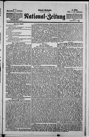 National-Zeitung vom 01.10.1904