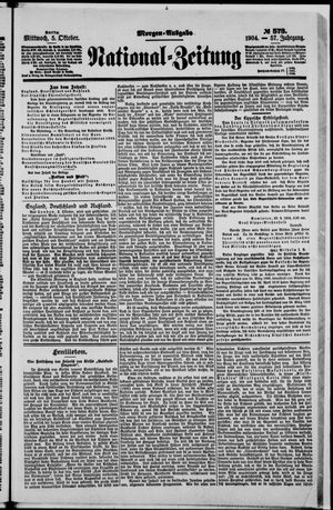 Nationalzeitung vom 05.10.1904