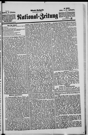 National-Zeitung vom 08.10.1904