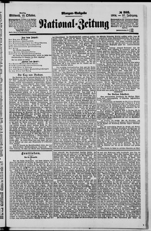 Nationalzeitung vom 12.10.1904