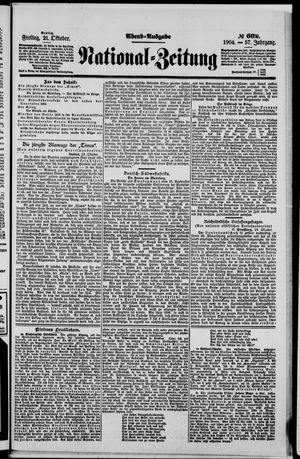 Nationalzeitung vom 21.10.1904