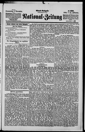 National-Zeitung vom 03.11.1904